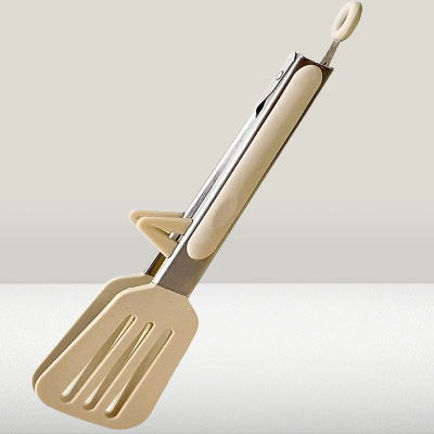 Pince cuisine - SiliconeFoodTongs™ - Beige